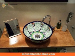 wunderschöne mexikanische waschbecken mediterran