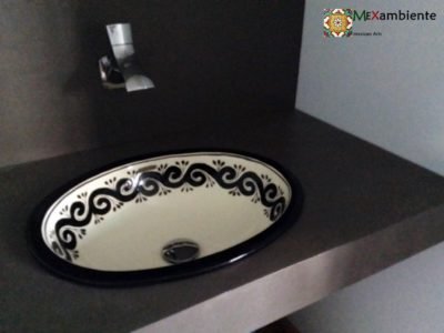 <p>schwarz und elegant: unser Design-Waschbecken mit schwarzem Muster Ola Negra eignet sich optimal für individuelles, zeitgemäßes Bad-Design und macht auch eine tolle Figur auf sehr modernen Wachtisch-Oberflächen.</p>
